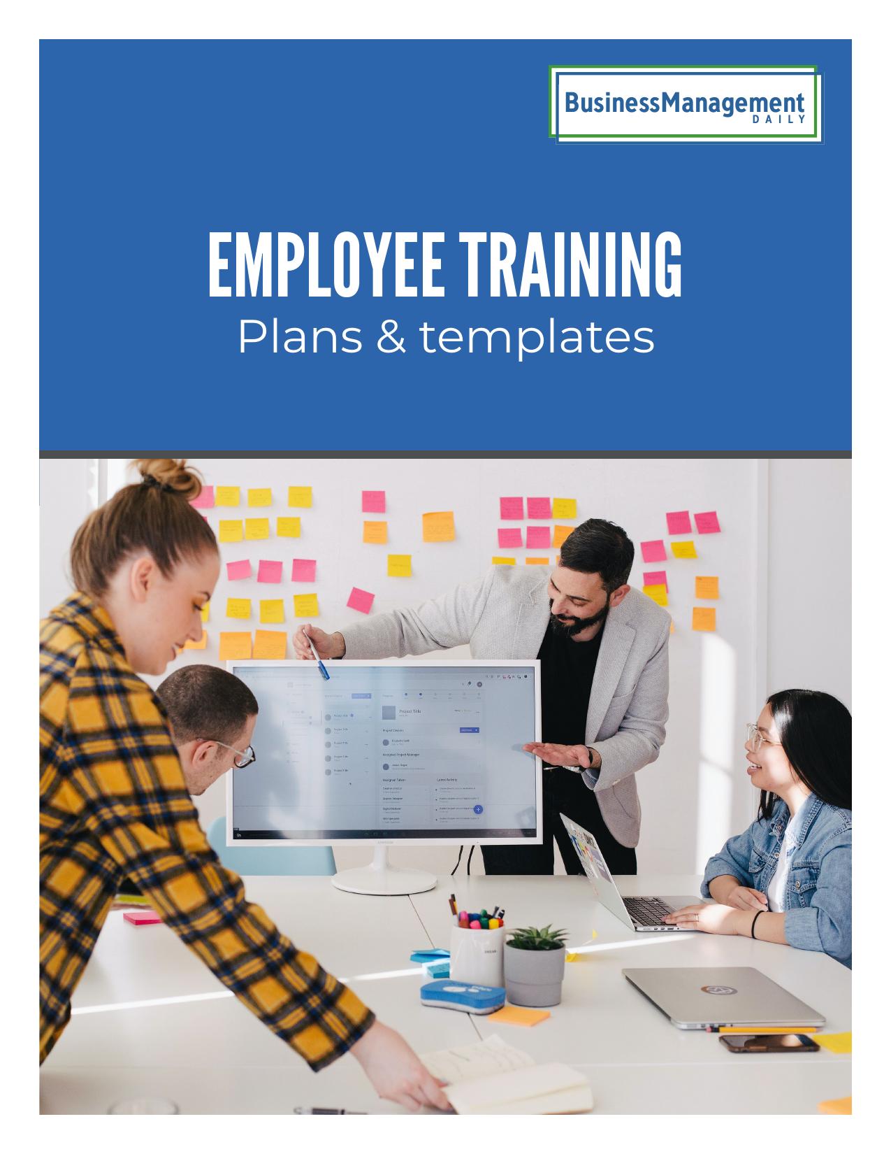 Employee Training Plans and Templates