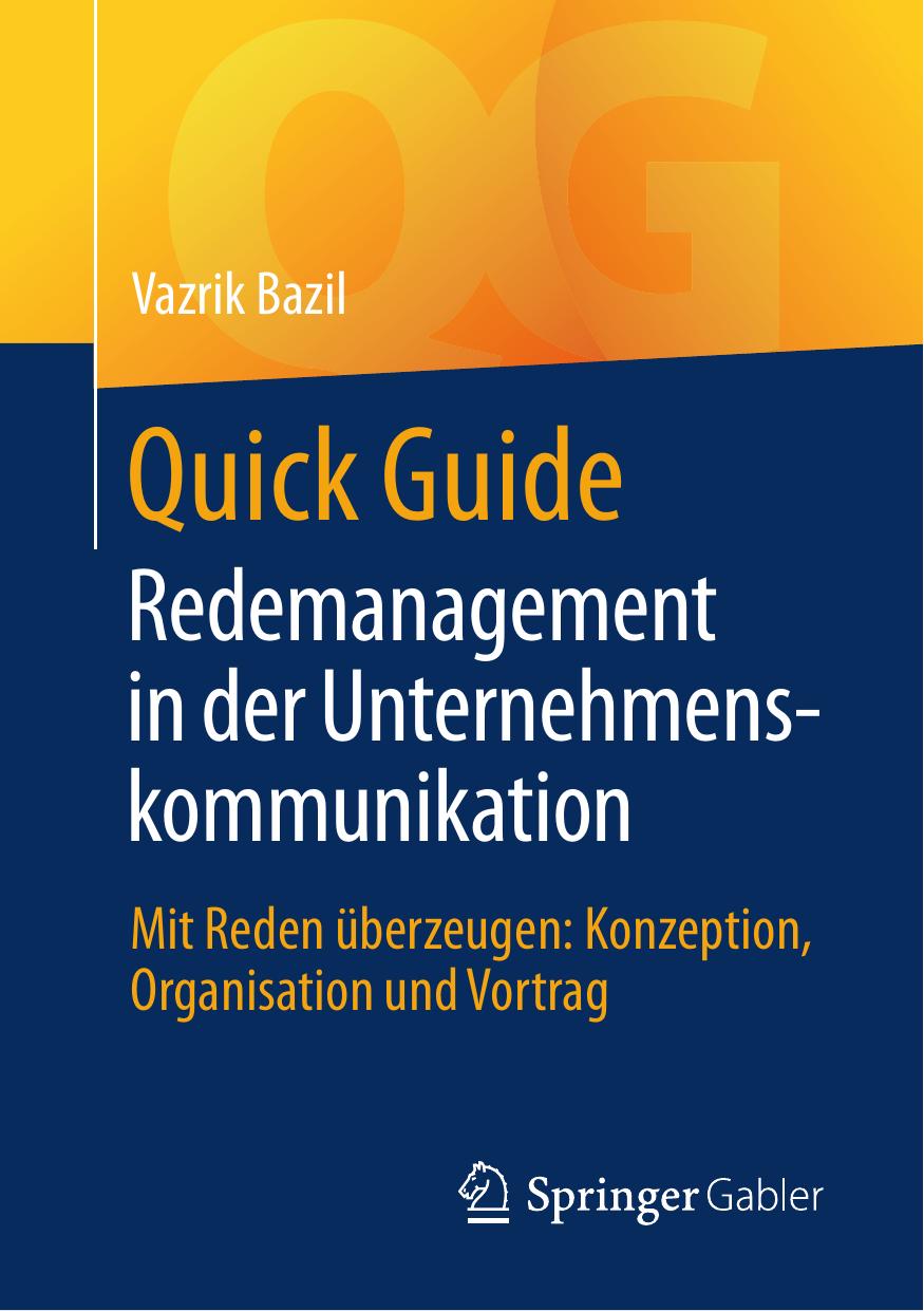 Quick Guide Redemanagement in Der Unternehmenskommunikation