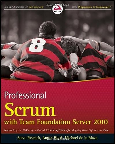 Professional Scrum With Team Foundation Server 2010